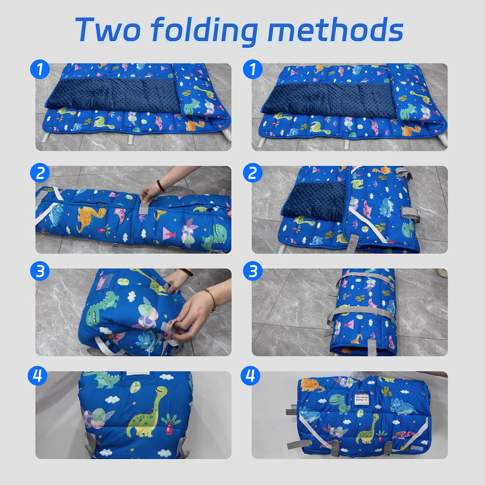 Googgoing nap mat name tags help differentiate in daycare.