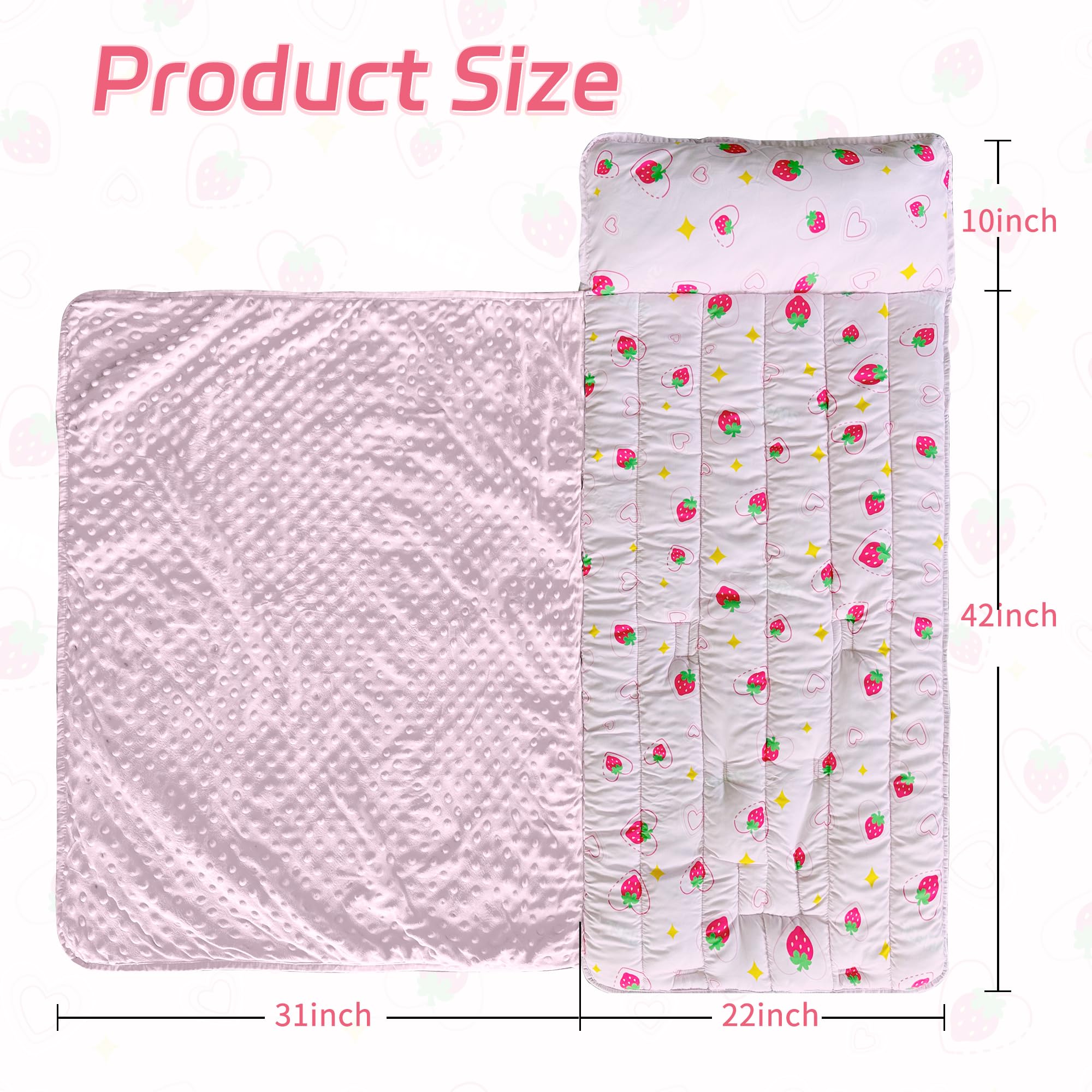 Googgoing nap mat with carrying strap for easy classroom transport