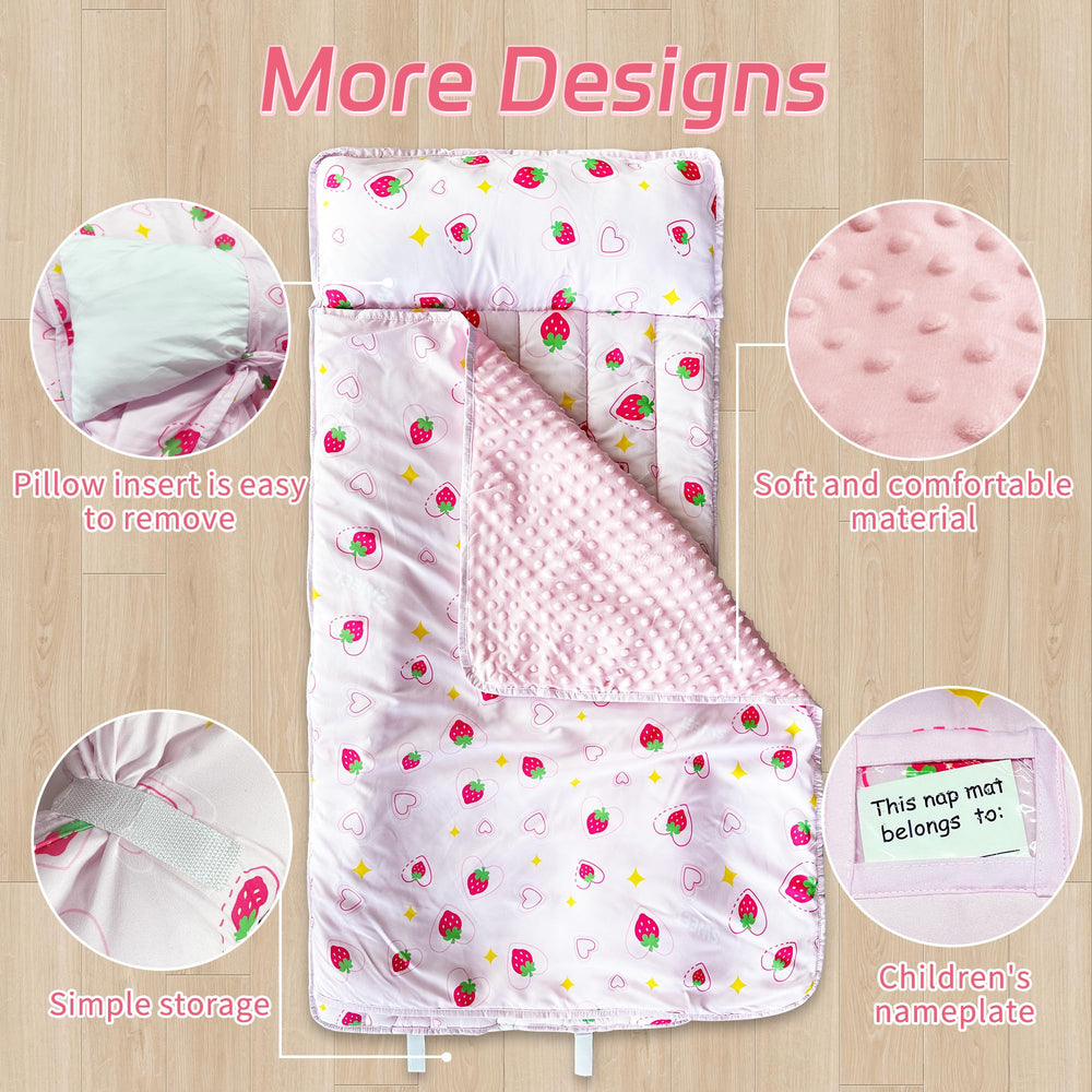 Googgoing nap mat rolled with storage strap ready for travel