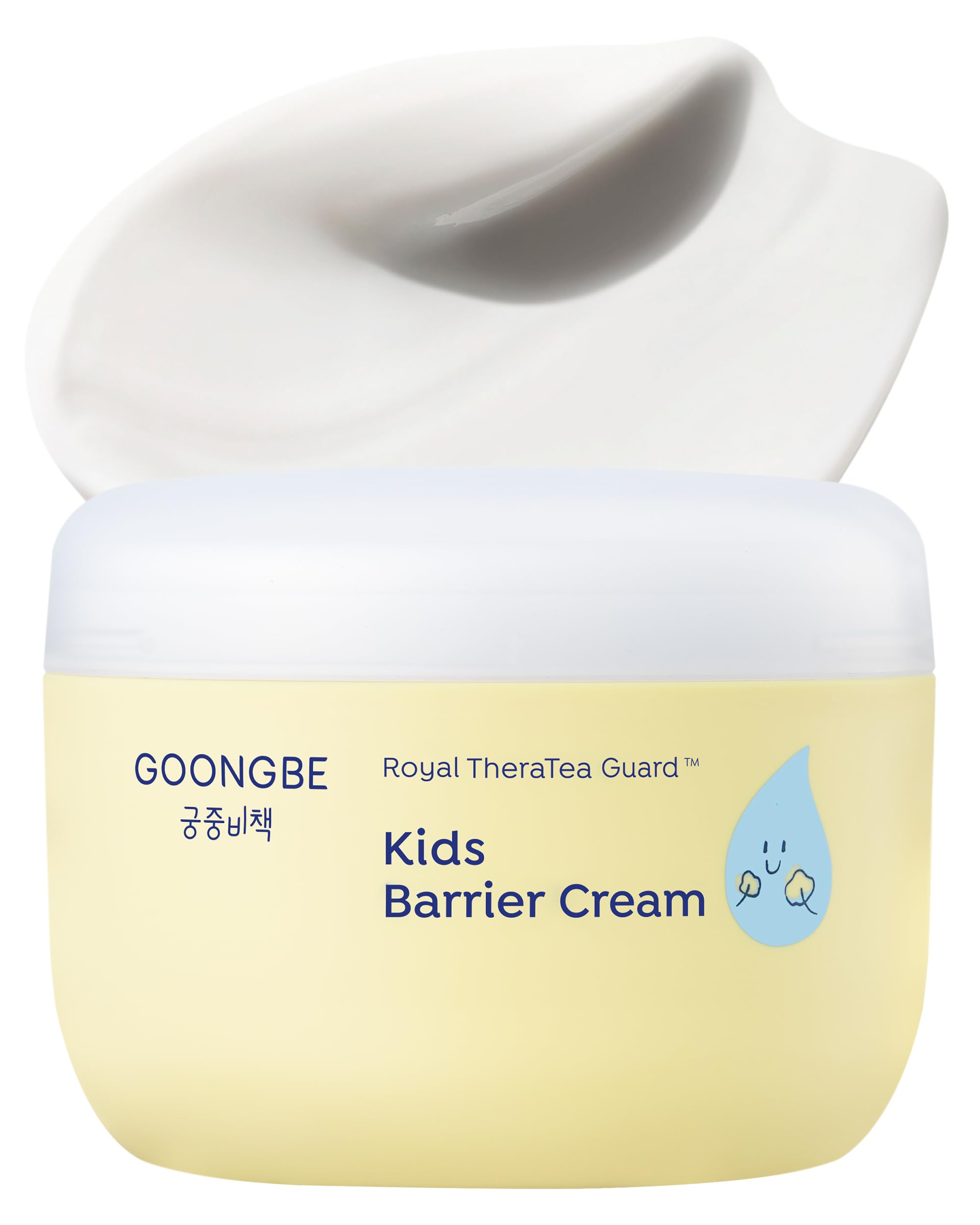 GOONGBE Kids' Barrier Cream tube packaging highlights gentle daily moisture protection.