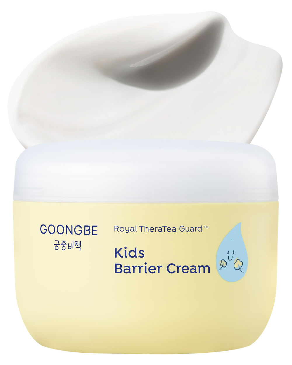GOONGBE Kids' Barrier Cream tube packaging highlights gentle daily moisture protection.