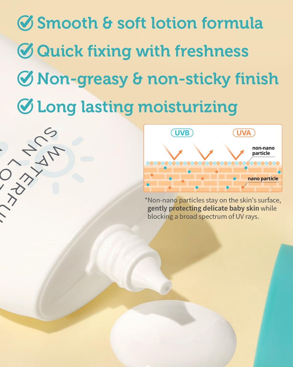 GOONGBE Cooling Gel Cream applies with instant cooling relief for active kids