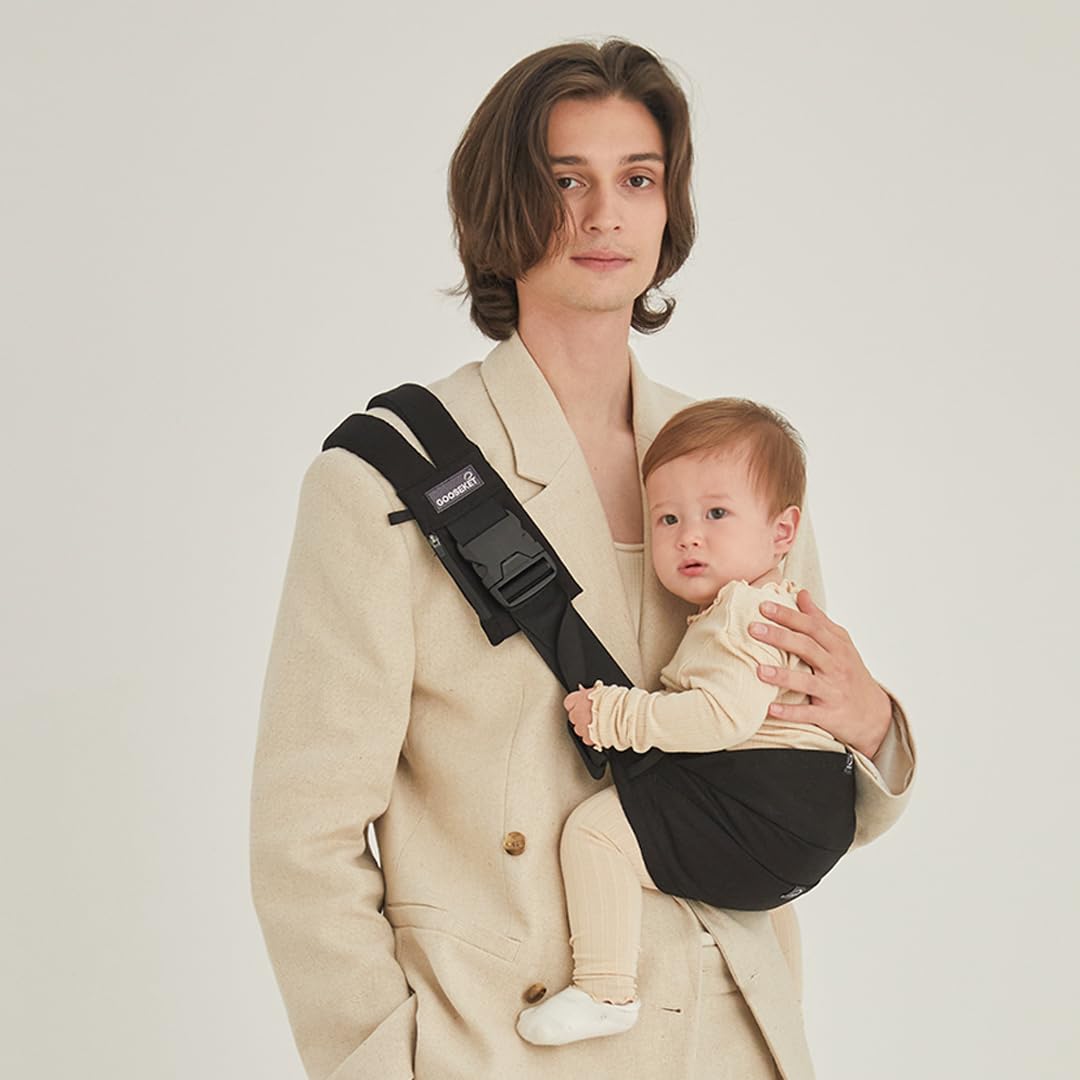 GOOSEKET 365 toddler carrier ergonomic shoulder straps distribute weight comfortably.