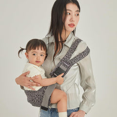 Gooseket 365 toddler carrier viewed from back with adjustable straps.