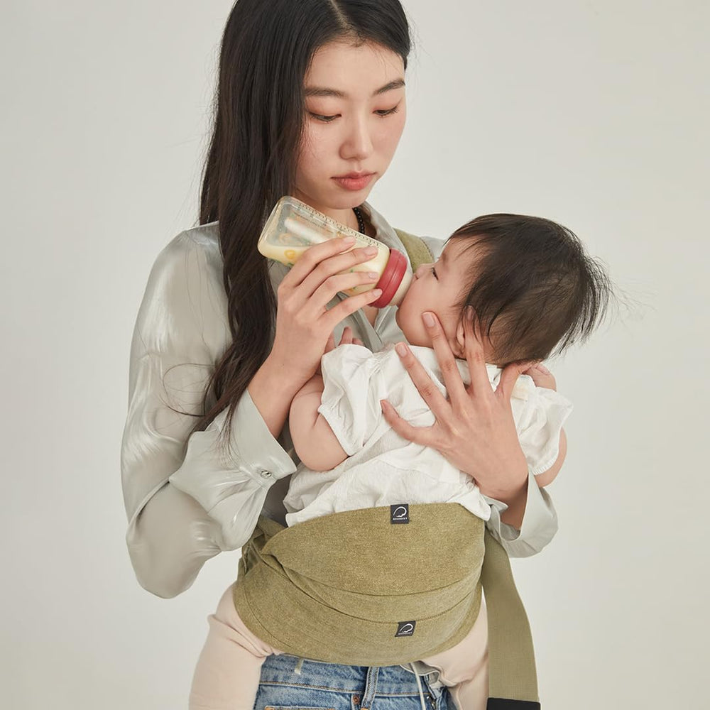 Gooseket 365 toddler carrier khaki adjustable straps provide secure, ergonomic comfort