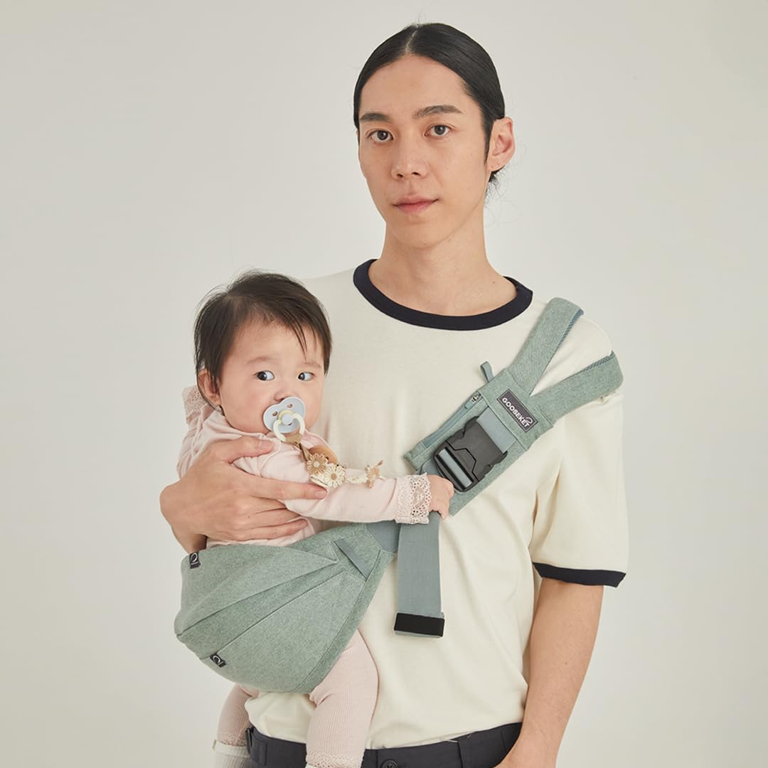 GOOSEKET 365 toddler carrier mint supports up to 44 lbs for extended use