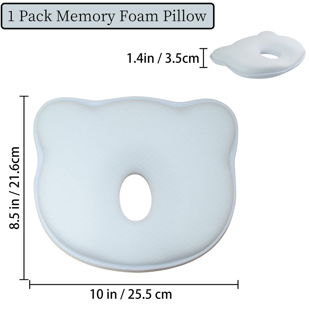 Gooyule memory foam pillow ergonomic design close-up highlighting concave center for alignment