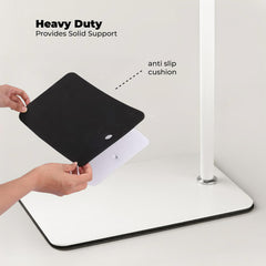 Goozie weighted base and sturdy pole ensure stable setup in busy nurseries