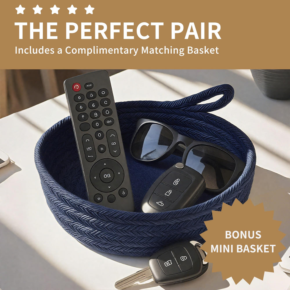 GOPAS 125L includes small woven gift basket for keys and remotes