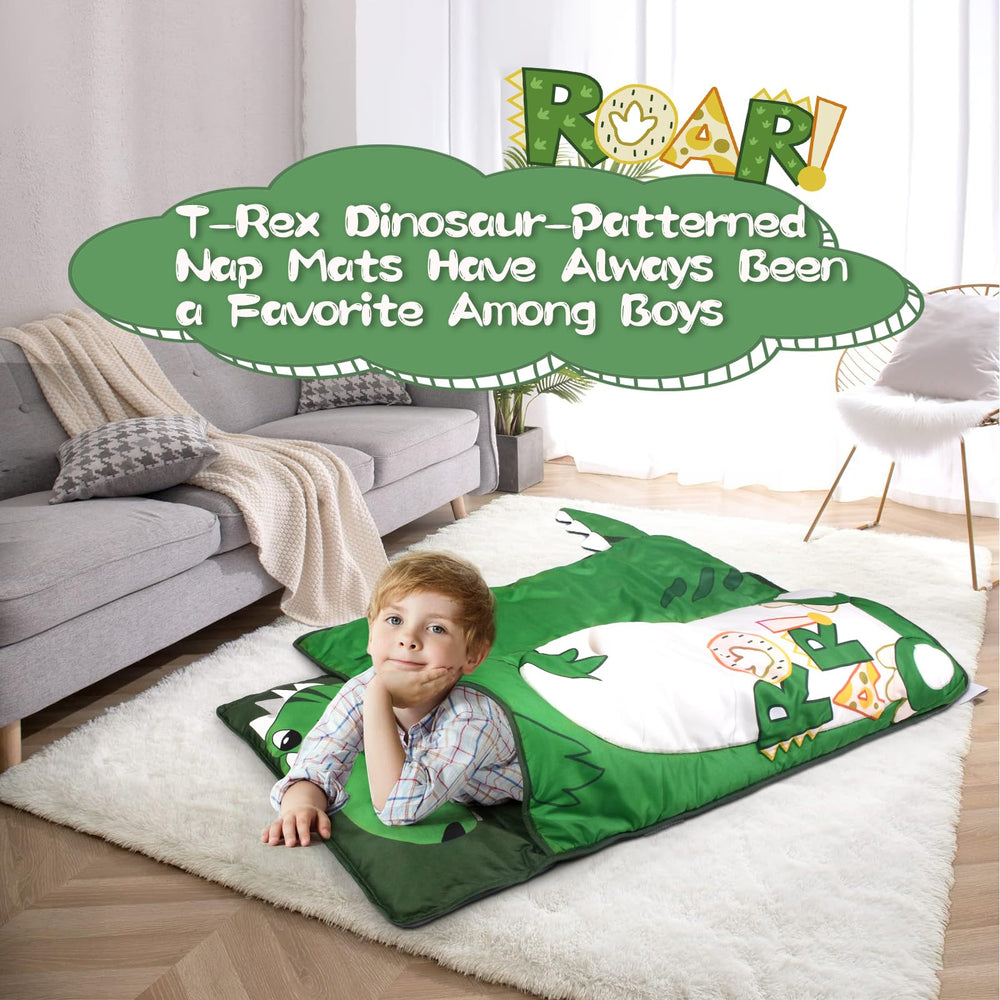 GOPHRALOVE Nap Mat dimensions 53x21 inches fit toddlers up to four feet.