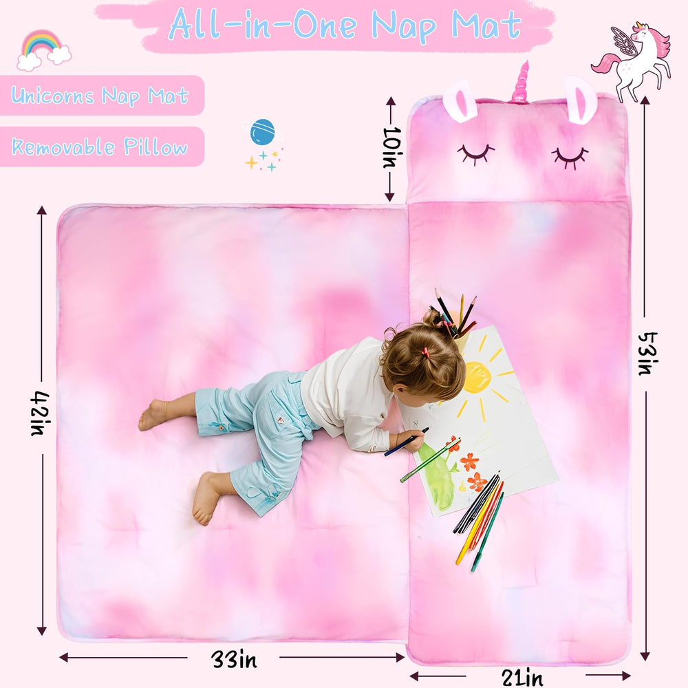 GOPHRALOVE nap mat reinforced stitching detail for durability