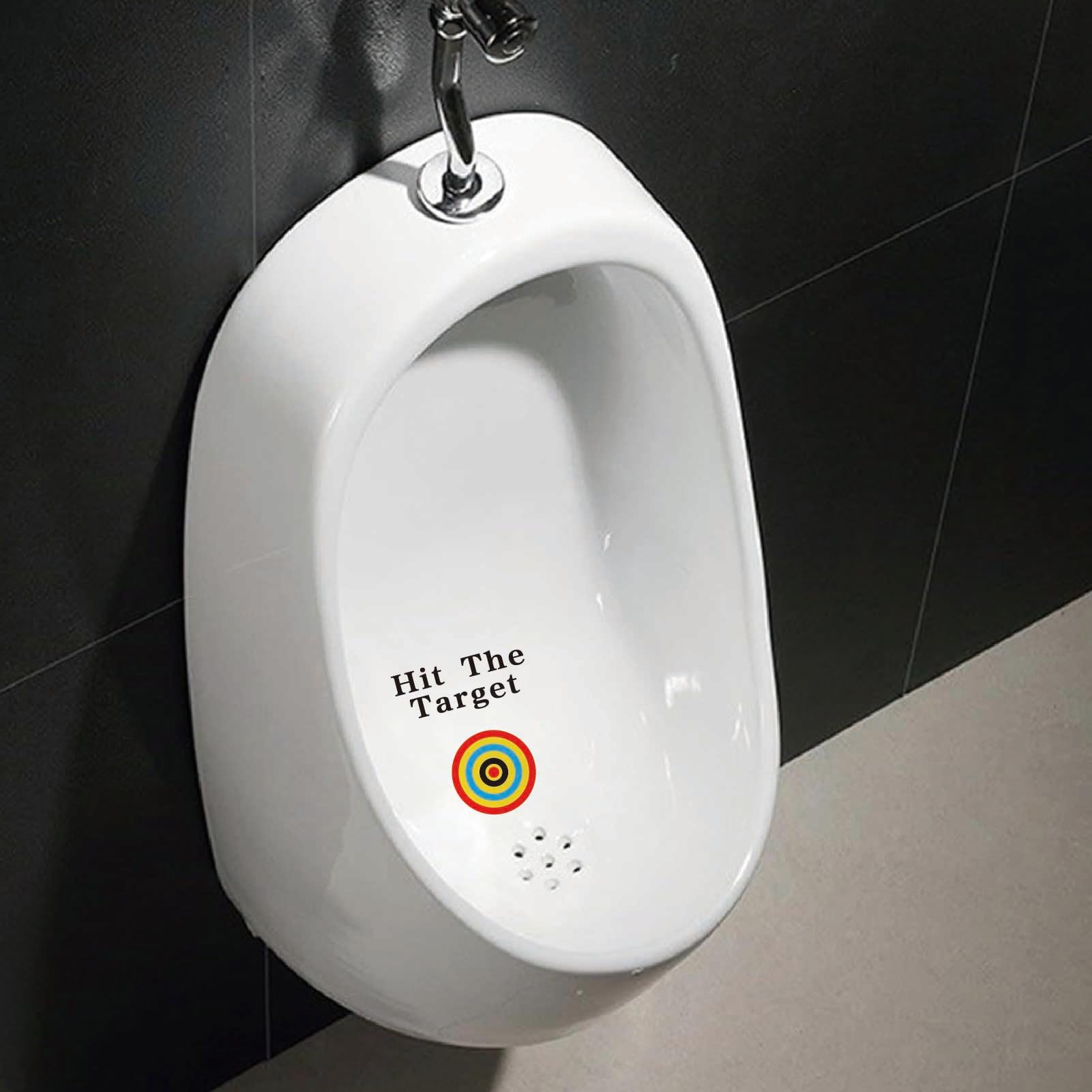 GORGECRAFT Hit The Target toilet stickers peel and stick ease