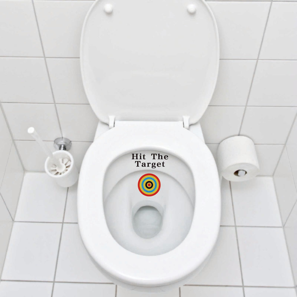 GORGECRAFT Hit The Target toilet stickers waterproof for bathroom use