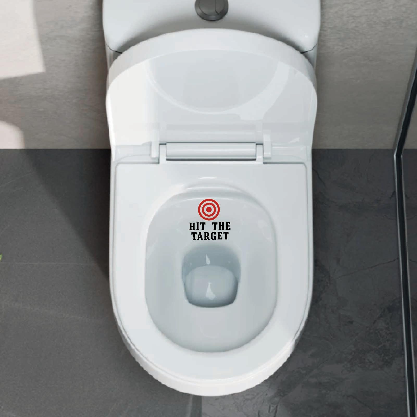 GORGECRAFT toilet target stickers toilet urinal use illustrates training and cleanliness benefits