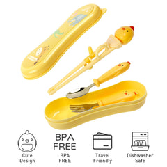 Goryeo Baby kids spoons and forks designed for self-feeding.