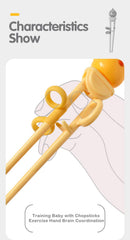Goryeo Baby multi-angle grip supports learning targeted self-feeding motions