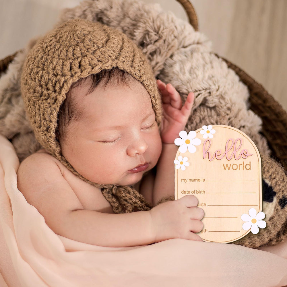 Gosknor photo prop sign helps capture birthdays and family moments