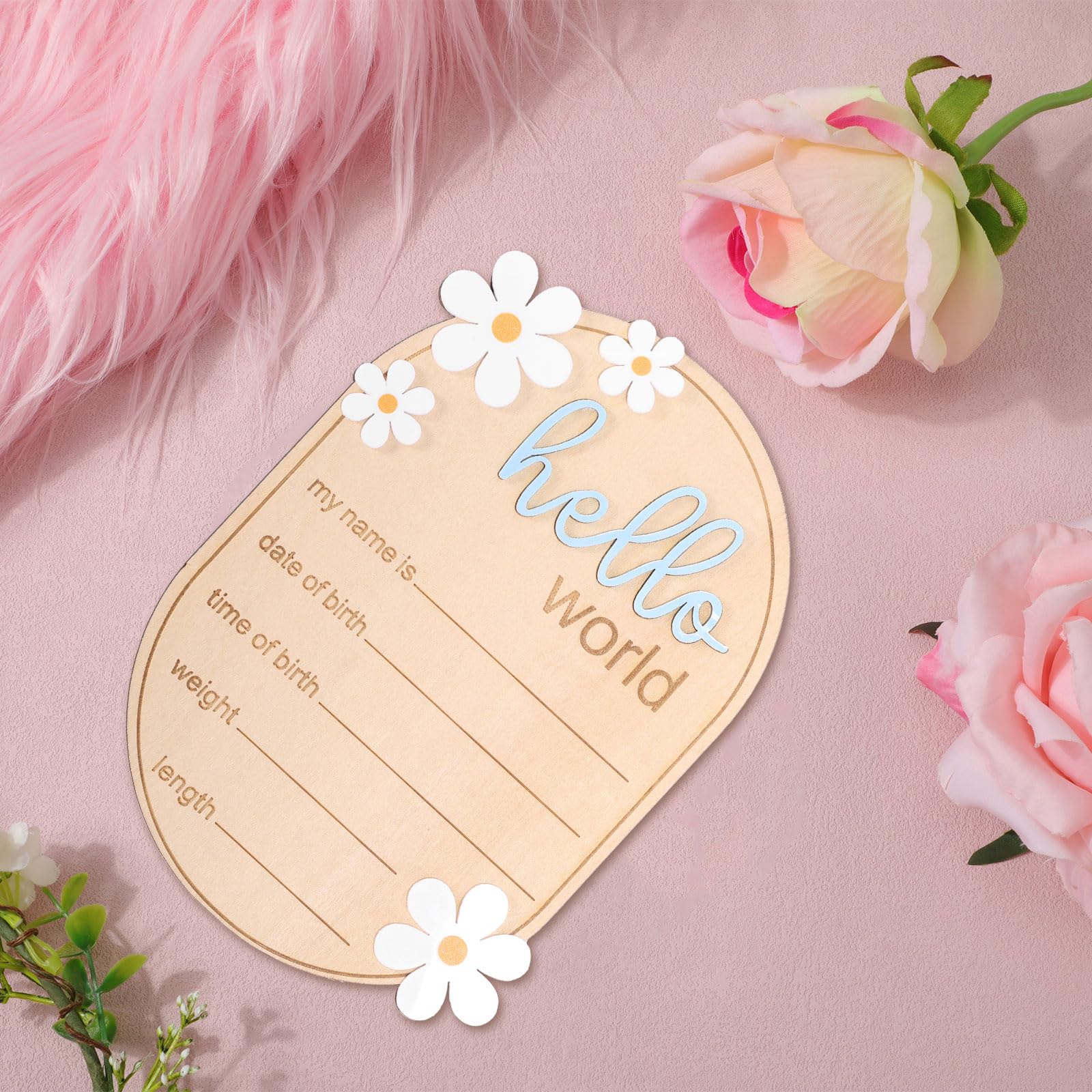 Gosknor baby shower photo prop ideal for gender reveals and keepsake moments.