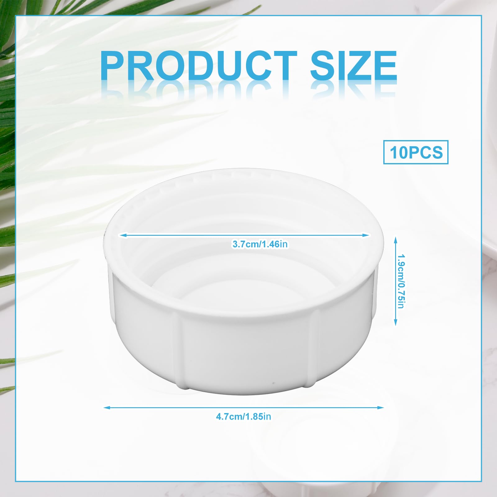 Gosknor BPA-free PP cap with sealing gasket for leak-free travel storage.