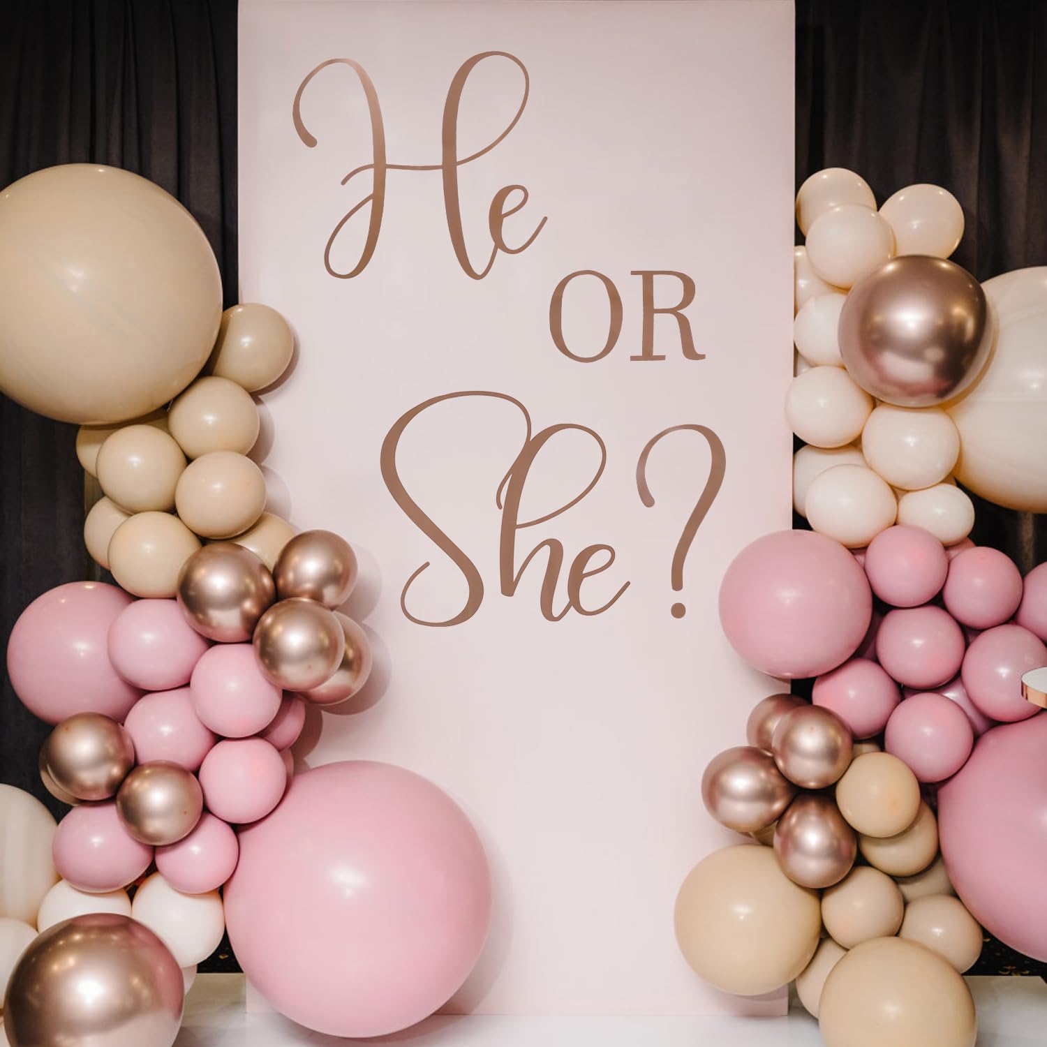 Gosknor gender reveal sticker 70x30cm ready to attract attention in photos