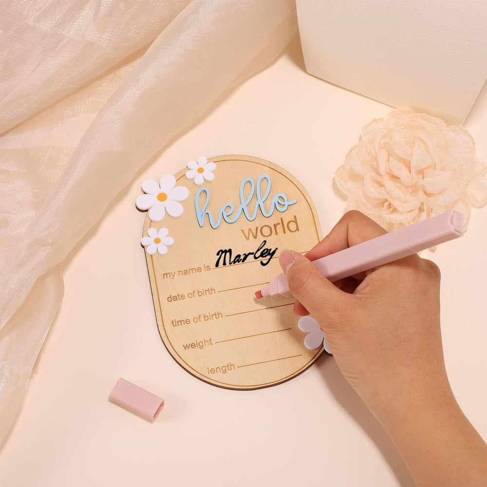Gosknor premium wood sign smooth finish resists cracking for long lasting memory.