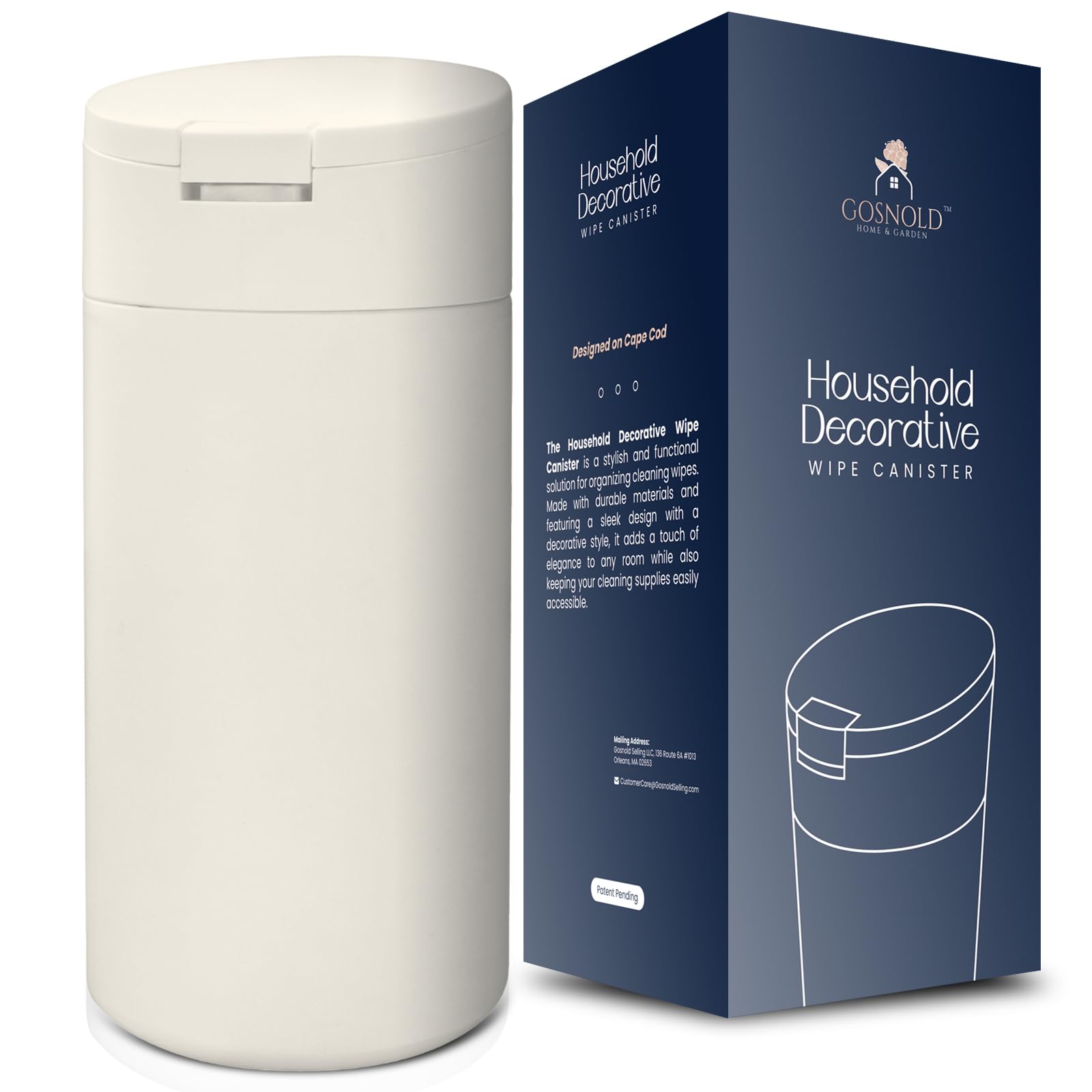 Gosnold Wipes Dispenser Cream makes a practical gift.