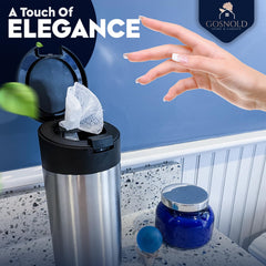 Gosnold durable base in polished stainless steel for busy kitchens and offices.
