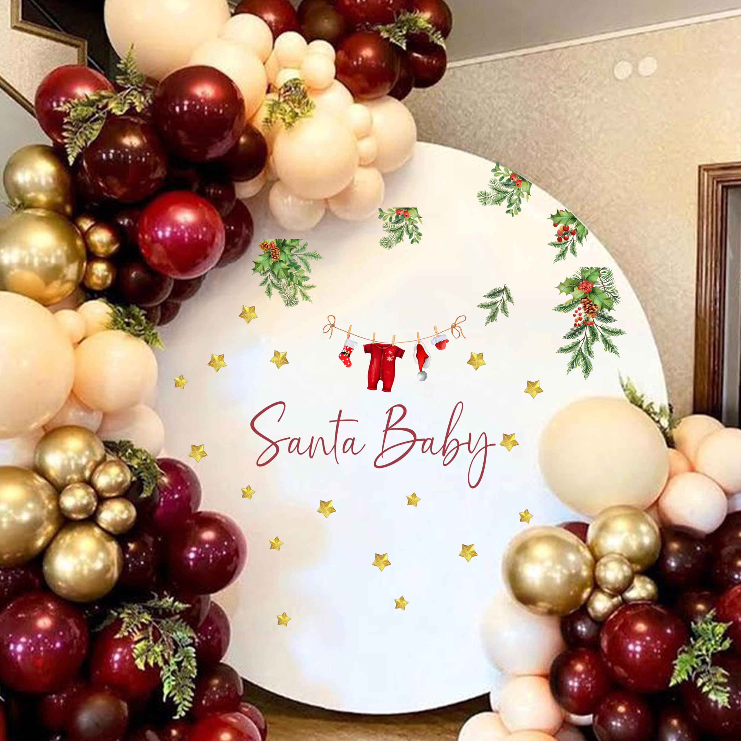 Gostman Santa Baby decal adds magical ambiance with detailed holiday graphics.