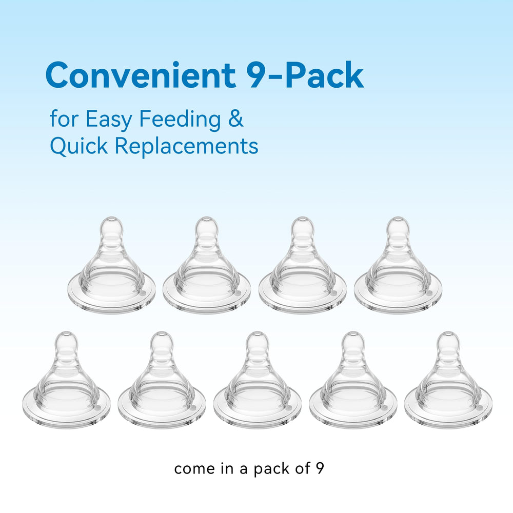 Gotocut 9-count nipple pack keeps feeding on hand and replacements ready.