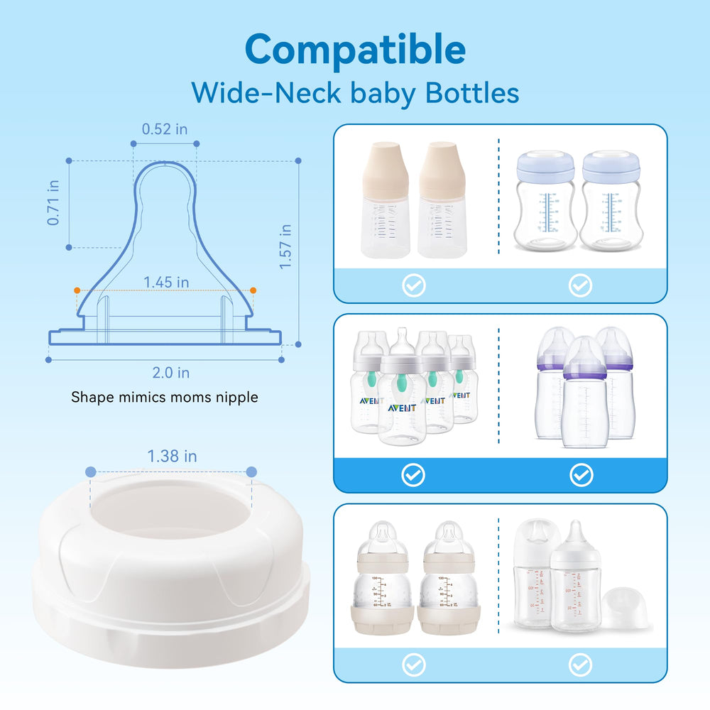 Gotocut Bottle Nipples Level 2 anti-colic vent view supports smoother feeds.