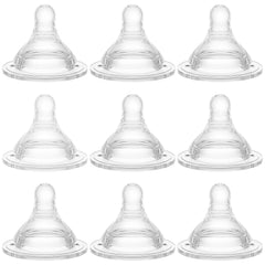 Gotocut fast-flow Level 4 nipple on a wide-neck bottle supports steady feeding transitions.