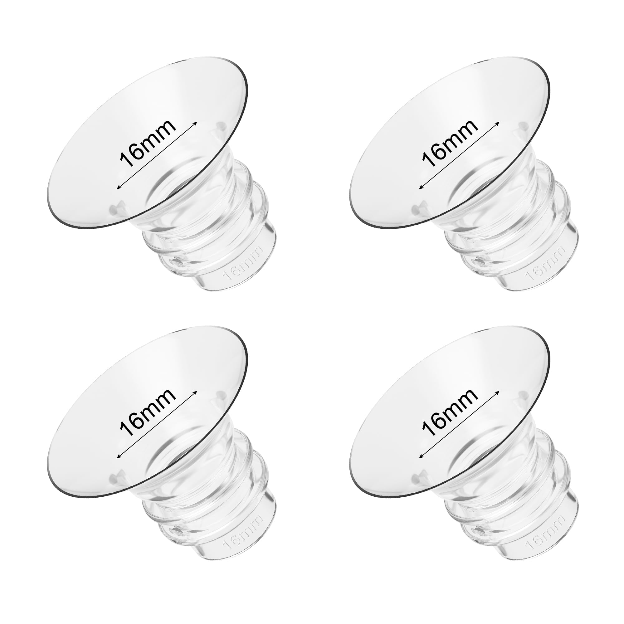 Gotocut flange insert 16mm pack shows size variety for proper pumping fit.