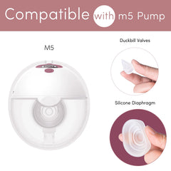 Gotocut Momcozy M5 silicone diaphragm illustrating snug fit