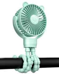 GOTOTO Baby Stroller Fan battery life provides hours of cooling on outings.