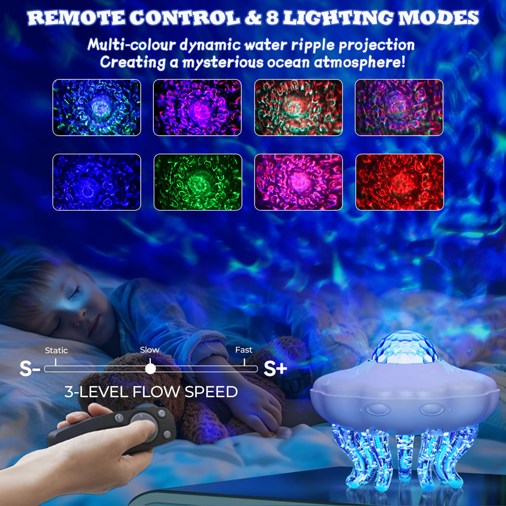 GOUTOOL dream octopus night light adds fantasy and bedtime security.
