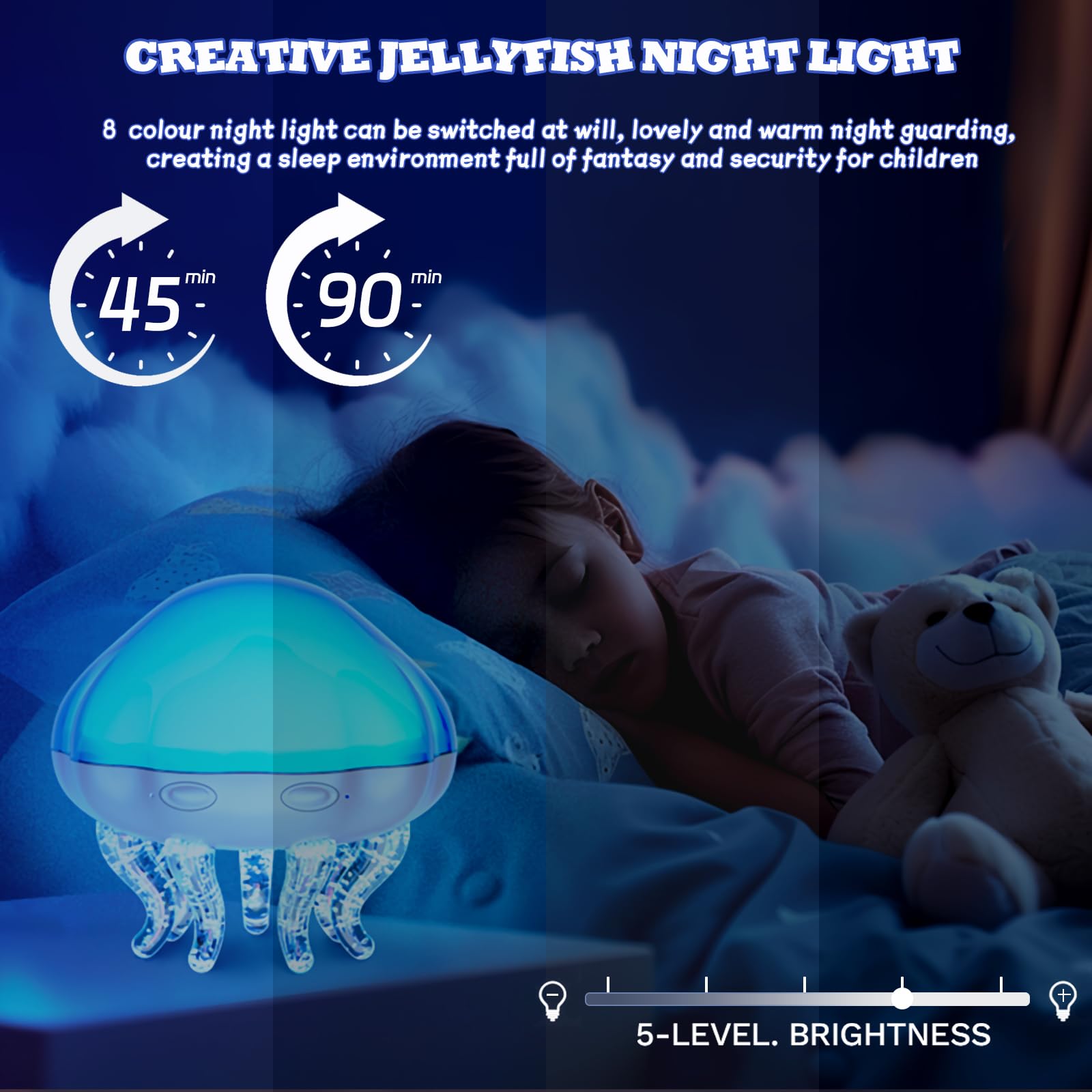 GOUTOOL timer autooff feature enables gentle sleep without wasting power.