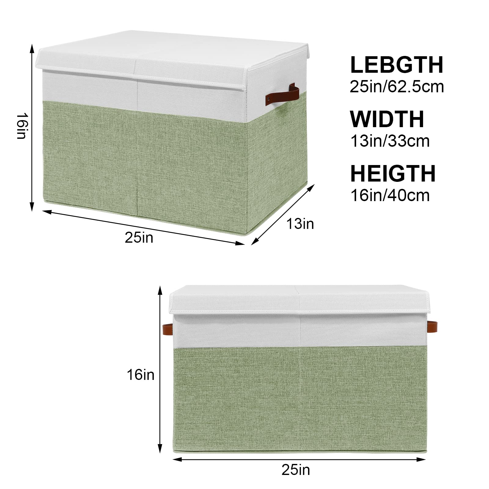 Gowee dustproof flip-top lid keeps items protected from dust.