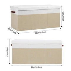Gowee dustproof flip-top lid protects contents from dust in any room.