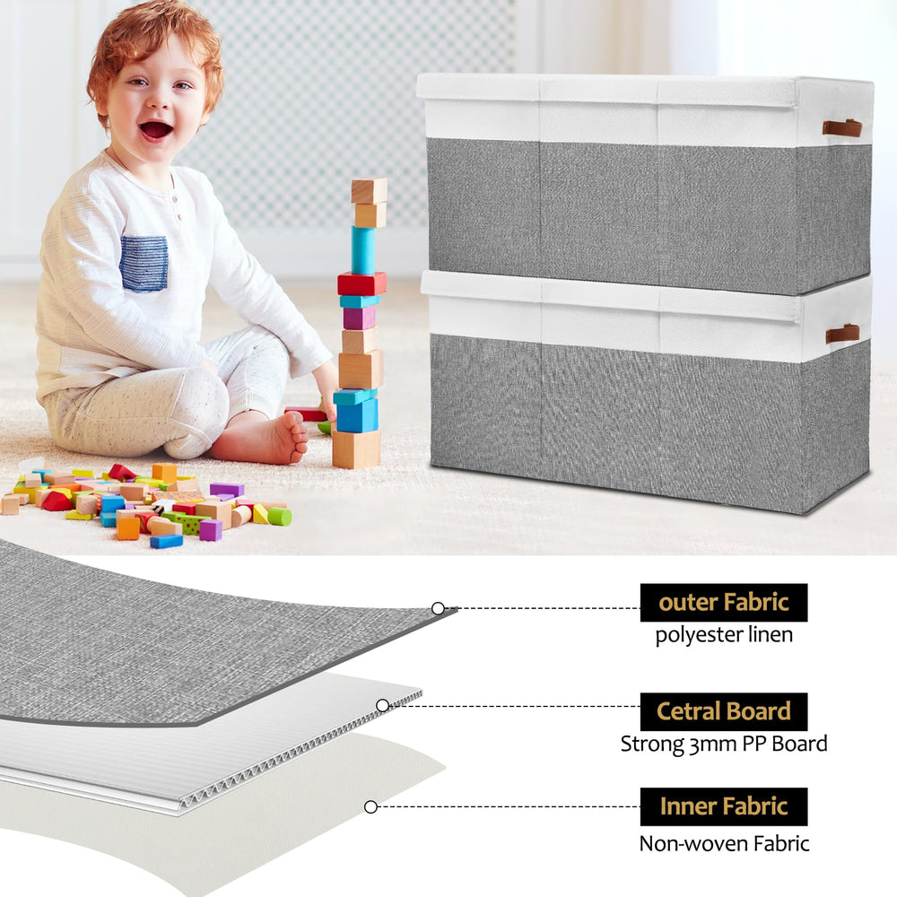 Gowee reinforced handles make carrying the big box between rooms effortless