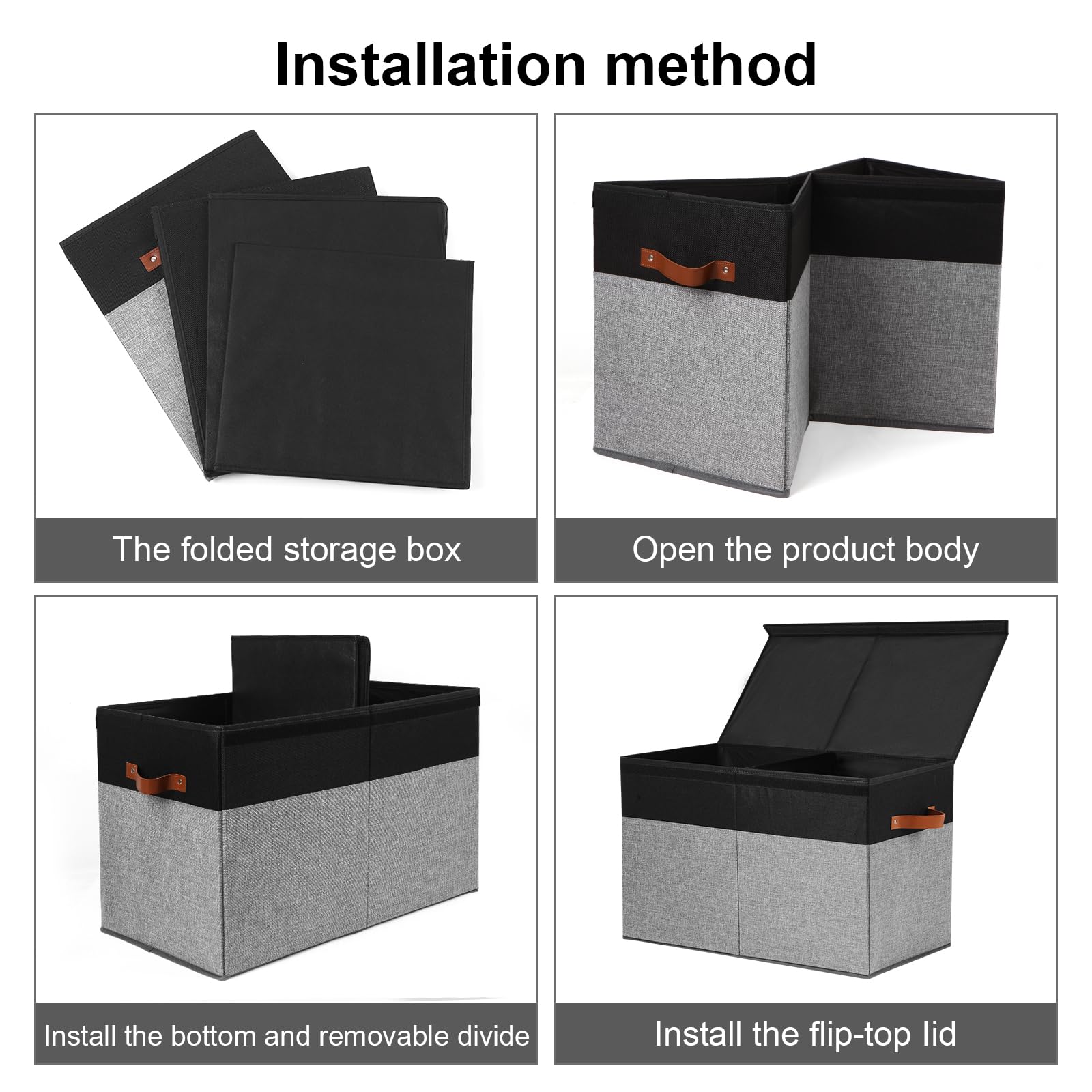 Gowee large toy storage box in room complements nursery and playroom decor.