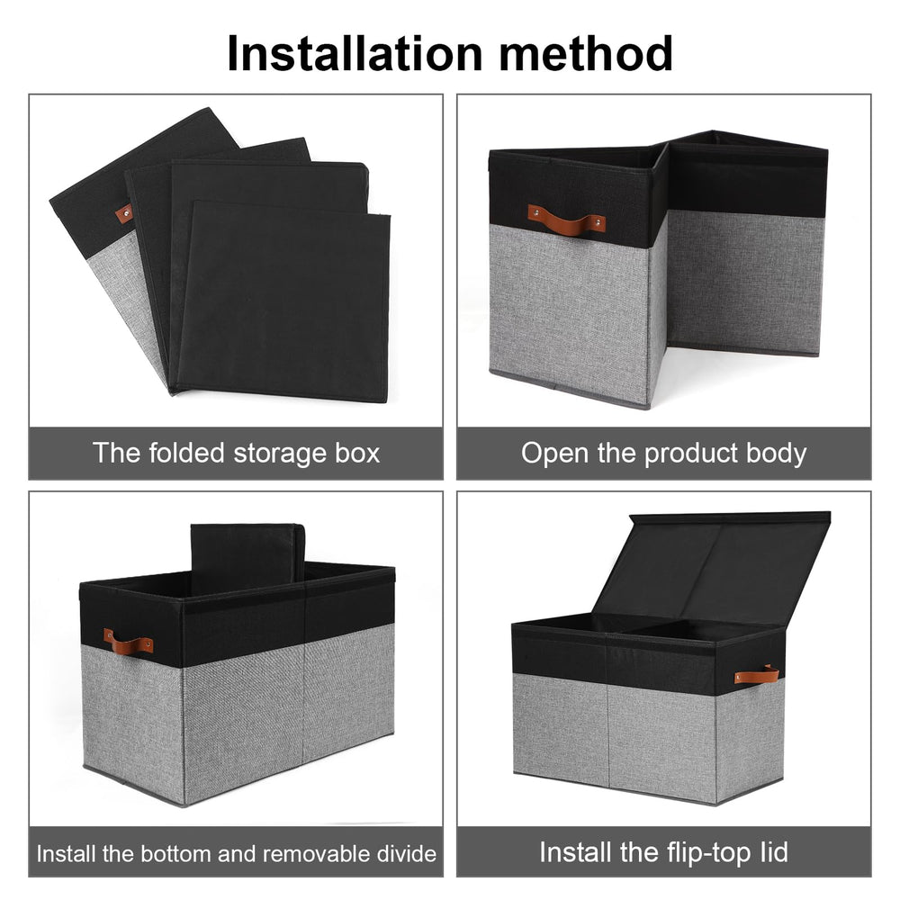 Gowee large toy storage box in room complements nursery and playroom decor.