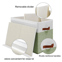 Gowee toy box riveted handles enable easy carrying around home.