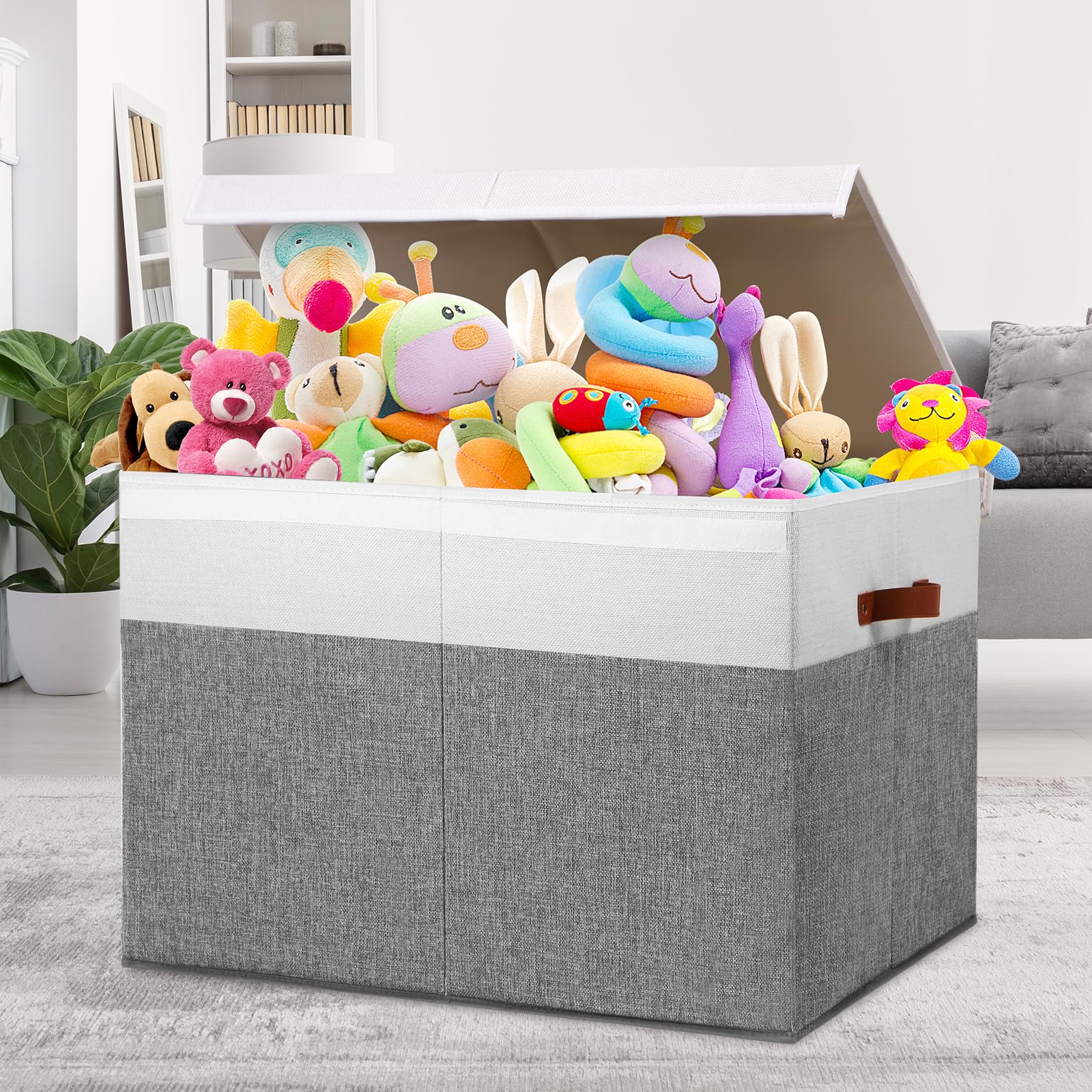 Gowee toy storage divider removable board showing organization option.