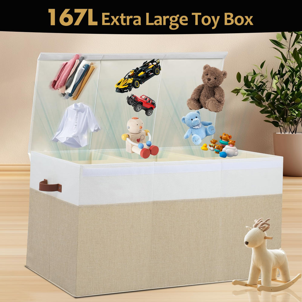 Gowee toy storage divider removable enables flexible organization of items.