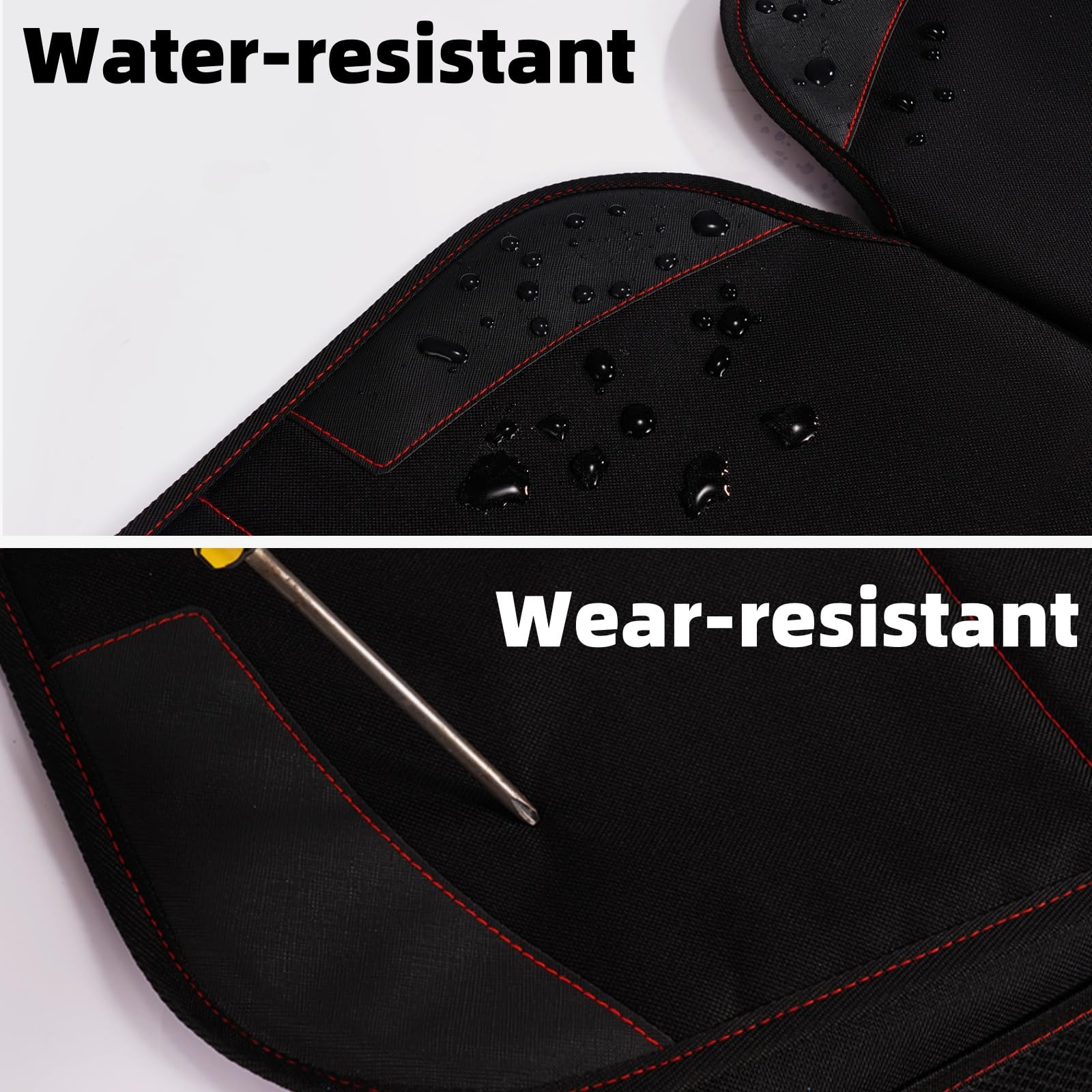 Gowhalle car seat protector covers front and rear seats for full protection