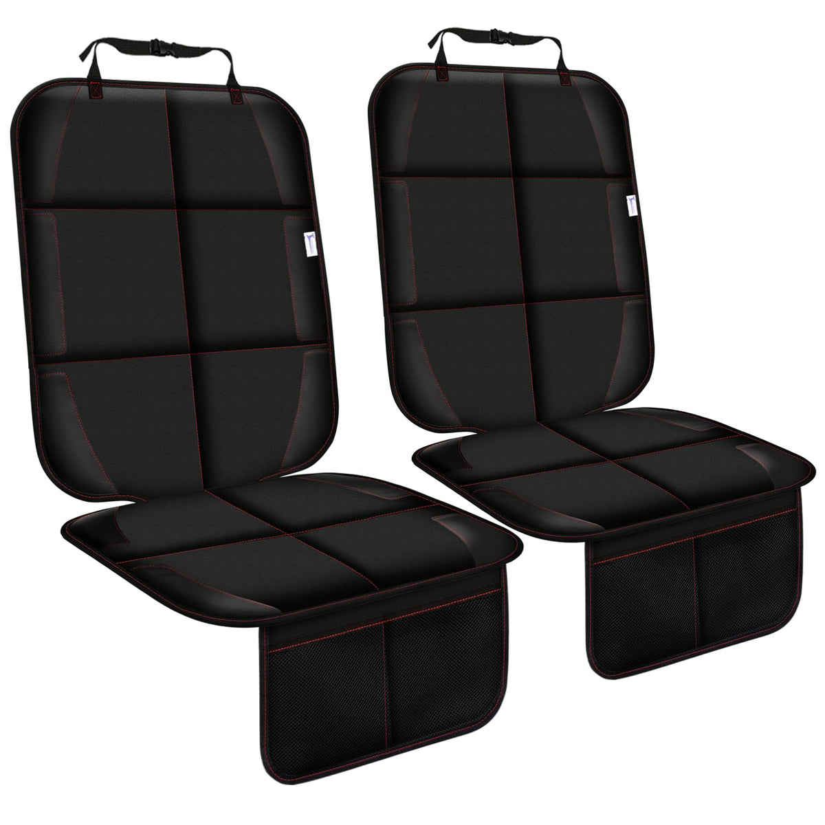 Gowhalle car seat protector non-slip backing detail showing secure grip for booster seats