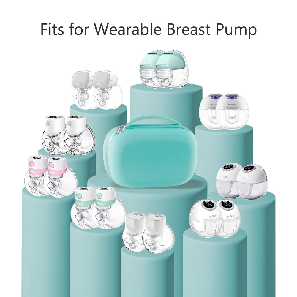 Gowing hard-shell case with removable tray keeps pumps secure and easy to clean