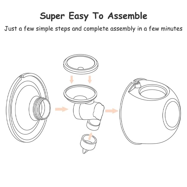 Gowing silicone diaphragm BPA-free safety with a reliable seal.