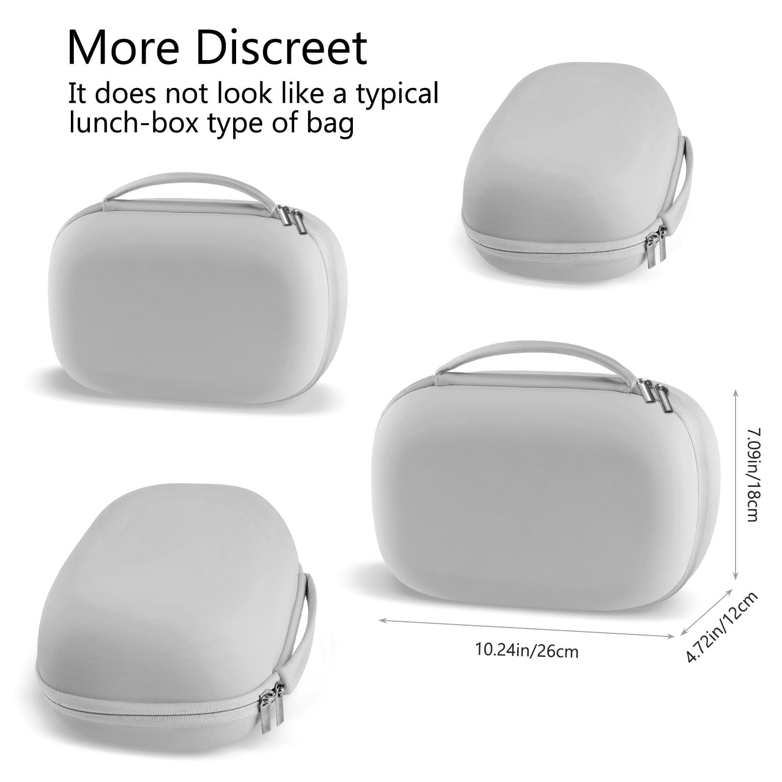 Gowing wearable breast pumps carrying case removable tray enables flexible pump setups.