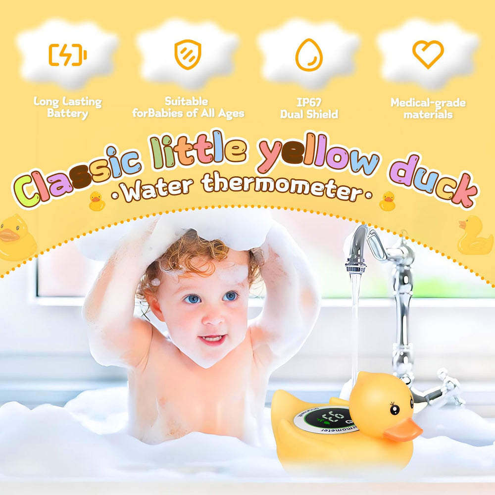 Goyowat bath tub temperature monitor enables quick temperature awareness.